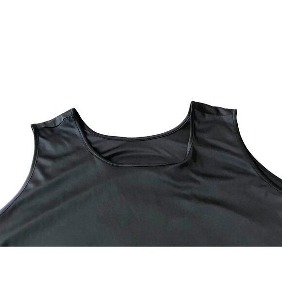 NO MANUFACTURER TAG - SLEEVELESS SHELL OR SLIP-ON BLOUSE, WOMENS, 4X, BLACK - Picture 2 of 8